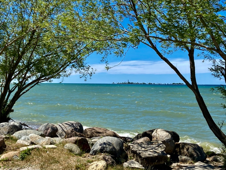 Lake Huron shoreline in Saugeen Shores